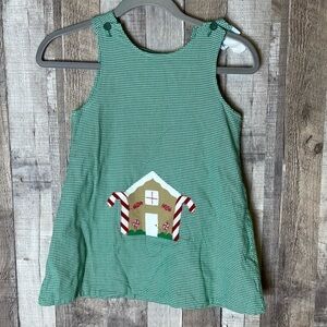 Vintage Funtasia Too Dallas Dress Green Gingham Reversible